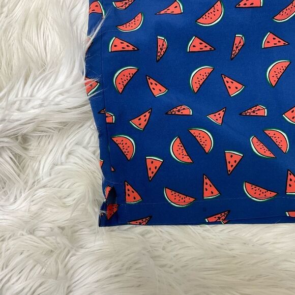 Sovereign Code Men’s Tropical Watermelon Print Blue Red Swim Trunks Size Medium - Picture 14 of 16